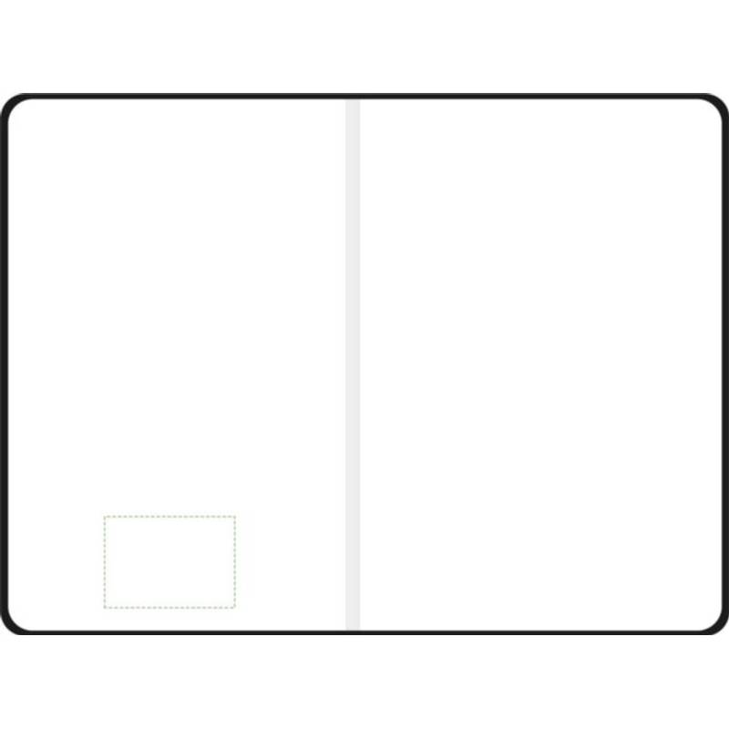 Zápisník z recyklovaného kartonu (A5) Evangeline, černá Zápisník z recyklovaného kartonu (A5) Evangeline, černá