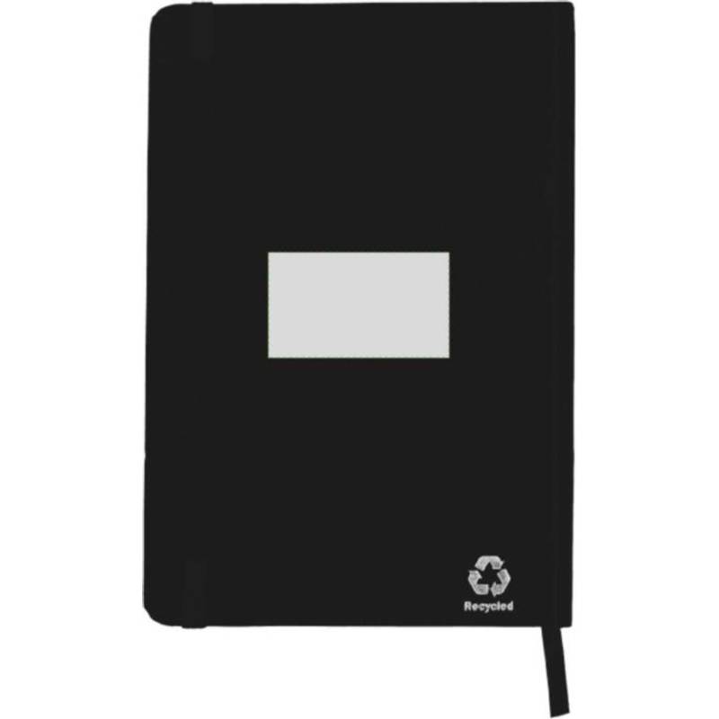 Zápisník z recyklovaného kartonu (A5) Evangeline, černá Zápisník z recyklovaného kartonu (A5) Evangeline, černá