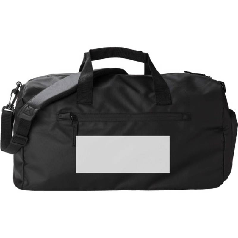 Polyesterová (600D) duffle bag Jaylen, černá Polyesterová (600D) duffle bag Jaylen, černá