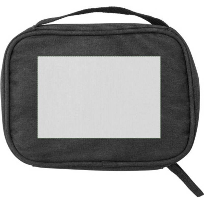 Polyesterové (600D) cestovní pouzdro Jace, šedá anthracite Polyesterové (600D) cestovní pouzdro Jace, šedá anthracite