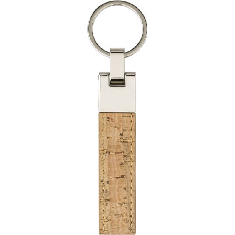 Korkový prívesok na kľúče Elowen, hnedá Korkový prívesok na kľúče Elowen, hnedá
