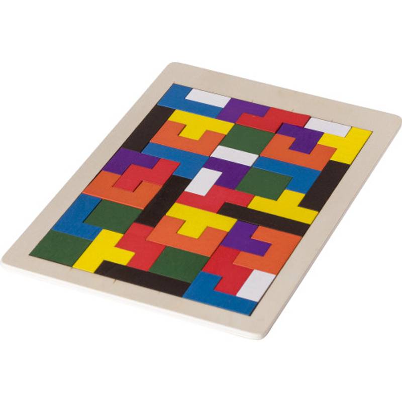 Dřevěná skládačka Skyla, hnědá Dřevěná skládačka Skyla, hnědá