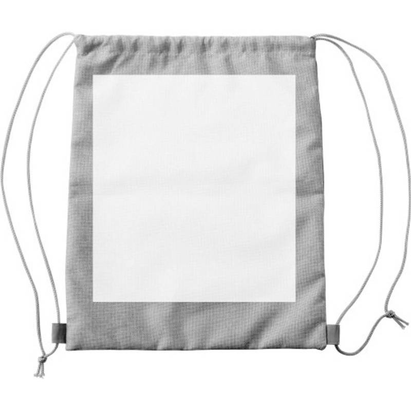 RPET polyesterová (600D) taška na šňůrku Ansel, hnědá khaki RPET polyesterová (600D) taška na šňůrku Ansel, hnědá khaki