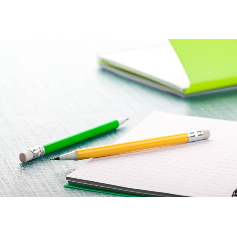 Castle ceruzka s gumou, 0,7 mm, žltá Castle ceruzka s gumou, 0,7 mm, žltá