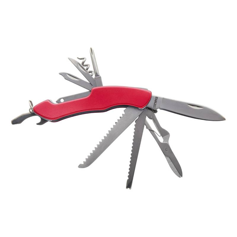 Breithorn mini multifunkčný nôž, 8 funkcií, červená Breithorn mini multifunkčný nôž, 8 funkcií, červená