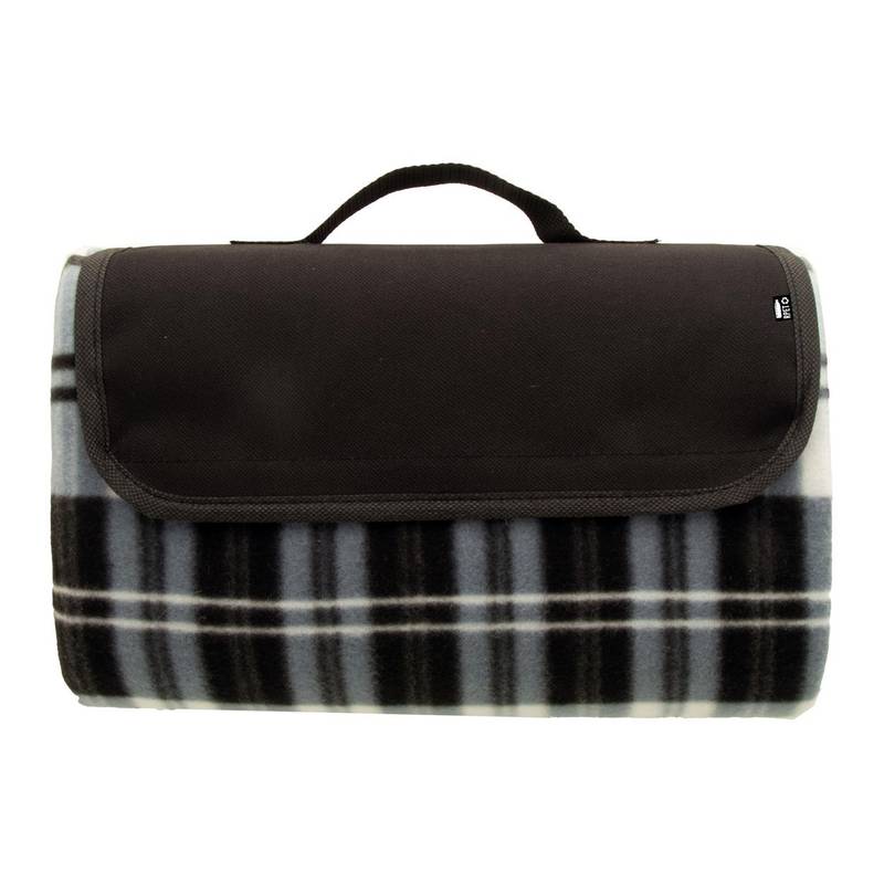 Angama RPET pikniková deka, černá Angama RPET pikniková deka, černá