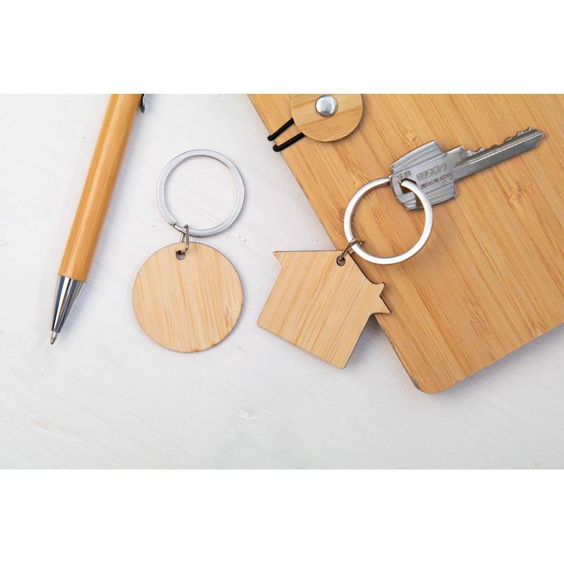 Bookey přívěšek na klíče, kolečko, hnědá Bookey přívěšek na klíče, kolečko, hnědá