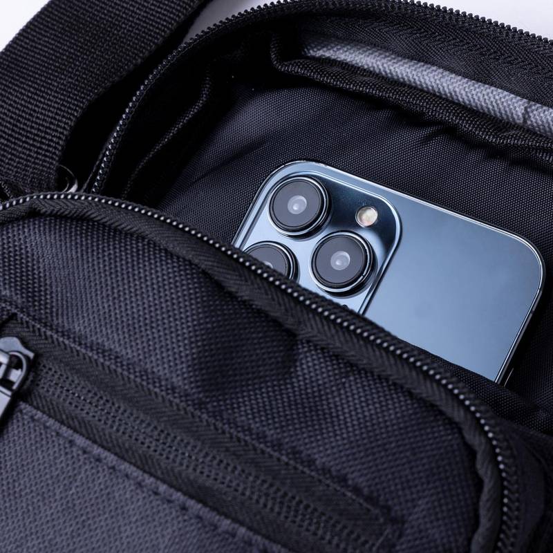 Lixia RPET crossbody taška, černá Lixia RPET crossbody taška, černá