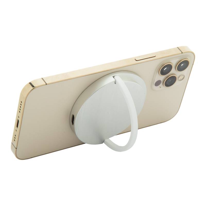 RaluHold magnetická bezdrôtová nabíjačka, sivá strieborná RaluHold magnetická bezdrôtová nabíjačka, sivá strieborná