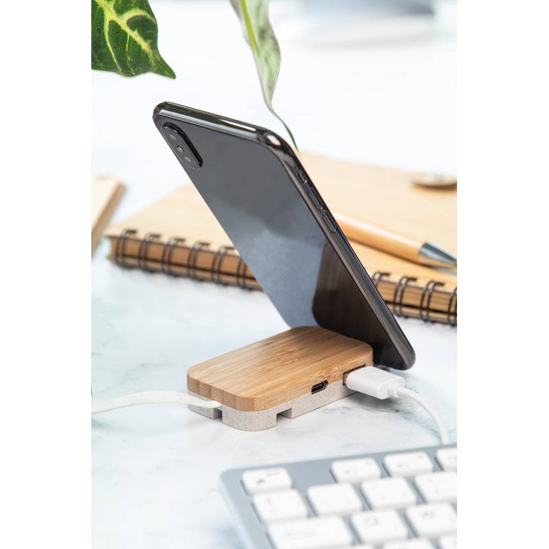 Holbaru USB hub, hnedá Holbaru USB hub, hnedá