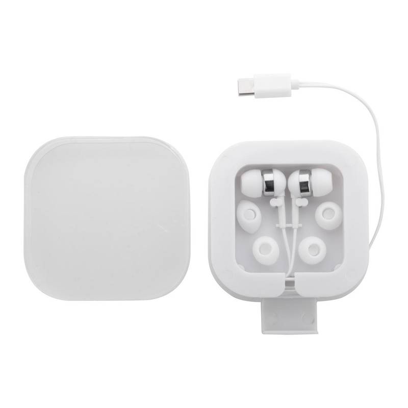 Cound USB-C slúchadlá do uší, biela Cound USB-C slúchadlá do uší, biela