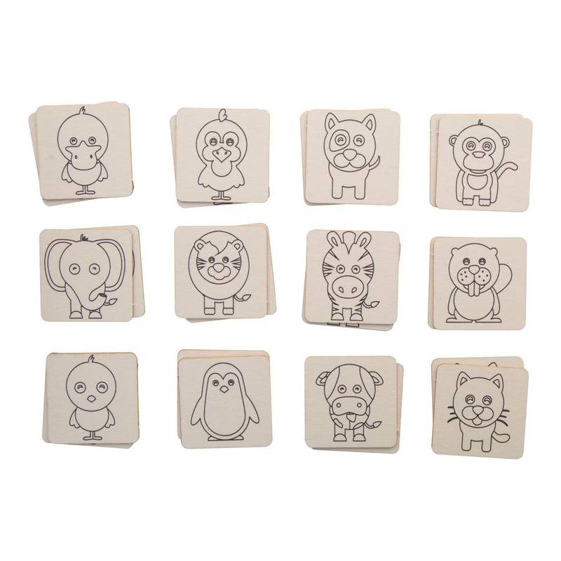 Colormor pexeso k vybarvení, zvířátka, hnědá Colormor pexeso k vybarvení, zvířátka, hnědá