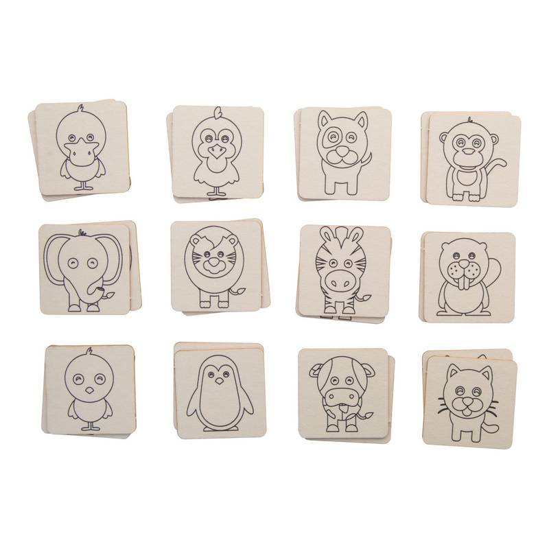 Colormor pexeso k vybarvení, zvířátka, hnědá Colormor pexeso k vybarvení, zvířátka, hnědá