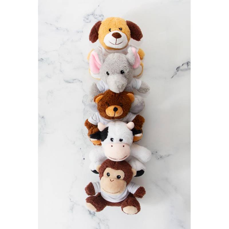 Remoo RPET plyšová krava, biela Remoo RPET plyšová krava, biela