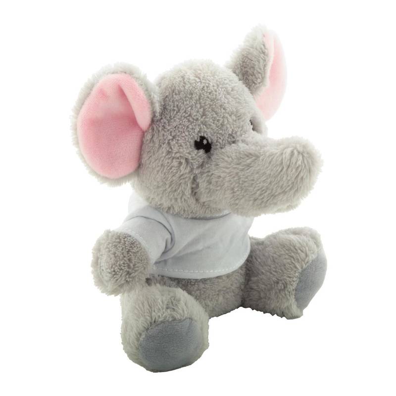 Retrump RPET plyšový slon, sivá Retrump RPET plyšový slon, sivá
