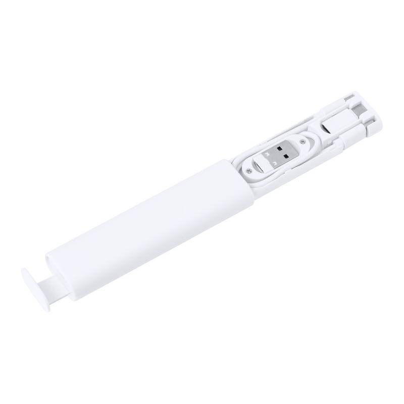 Tich Sada USB nabíjecích kabelů, bílá Tich Sada USB nabíjecích kabelů, bílá