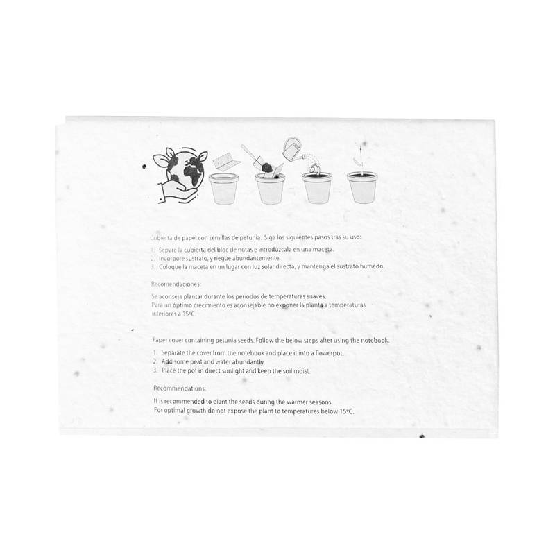 Albot blok z papíru ze semen, bílá Albot blok z papíru ze semen, bílá