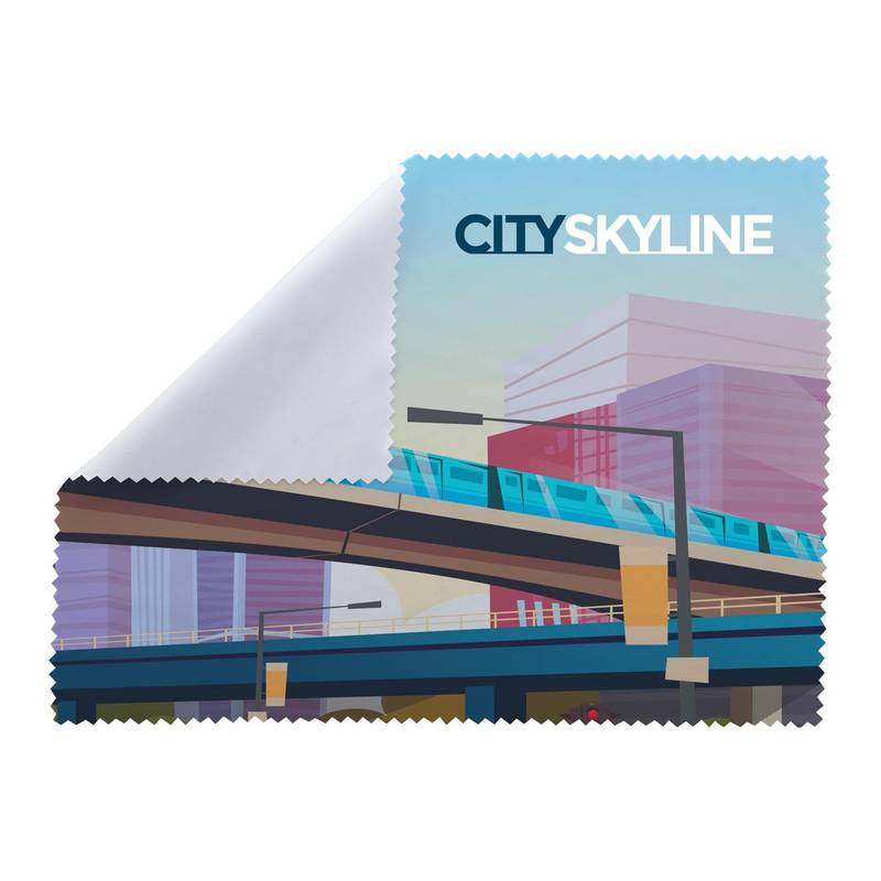 Dioptry XL RPET čistící hadřík na brýle, bílý Dioptry XL RPET čistící hadřík na brýle, bílý