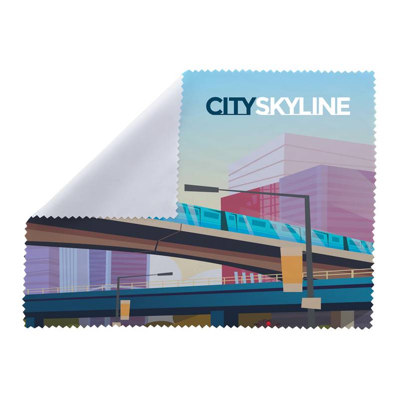 Dioptry XL RPET čistící hadřík na brýle, bílý Dioptry XL RPET čistící hadřík na brýle, bílý