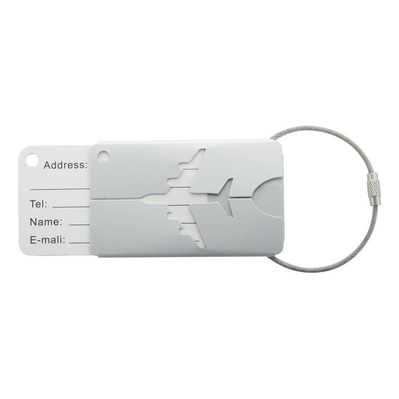 Orlando visačka na zavazadla, šedá stříbrná Orlando visačka na zavazadla, šedá stříbrná