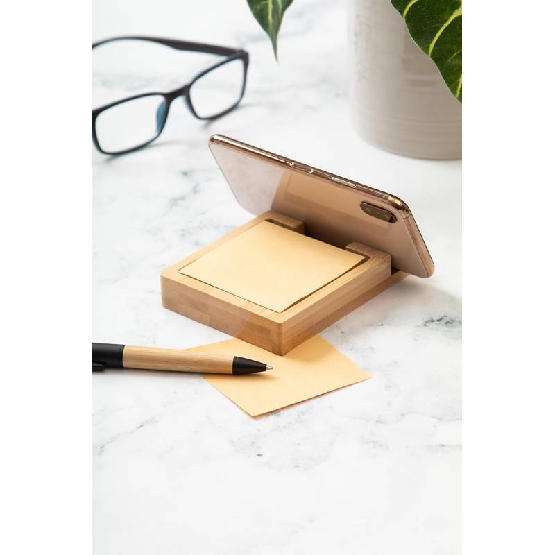 Matsu stojanček na mobil s bločkom, hnedá Matsu stojanček na mobil s bločkom, hnedá