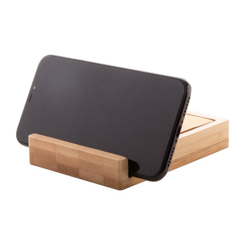 Matsu stojanček na mobil s bločkom, hnedá Matsu stojanček na mobil s bločkom, hnedá