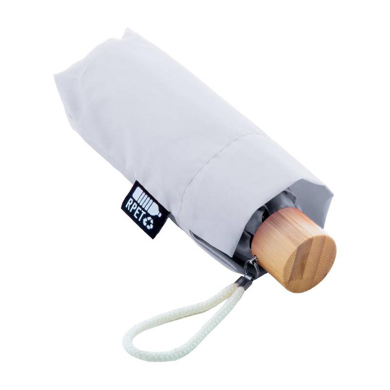 Miniboo RPET mini deštník, bílá Miniboo RPET mini deštník, bílá