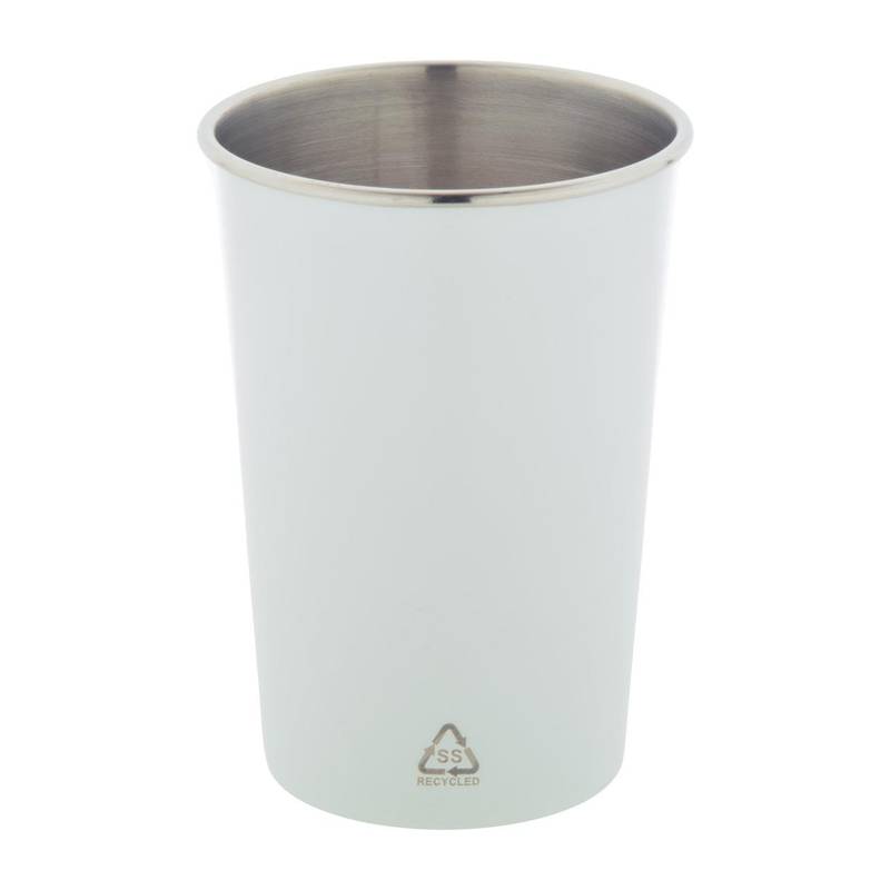 Redisha Mono hrnek z recyklované nerezové oceli, šedá stříbrná Redisha Mono hrnek z recyklované nerezové oceli, šedá stříbrná