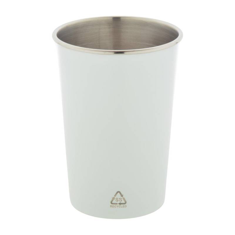 Redisha Mono hrnek z recyklované nerezové oceli, šedá stříbrná Redisha Mono hrnek z recyklované nerezové oceli, šedá stříbrná