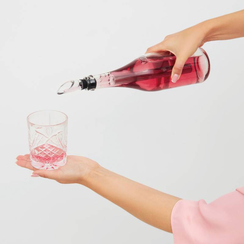 Tyčinka na chlazení vína CHARDY, šedá stříbrná Tyčinka na chlazení vína CHARDY, šedá stříbrná