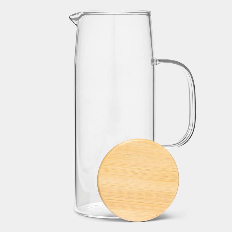 Skleněná karafa BAMBOO PITCHER, hnědá Skleněná karafa BAMBOO PITCHER, hnědá