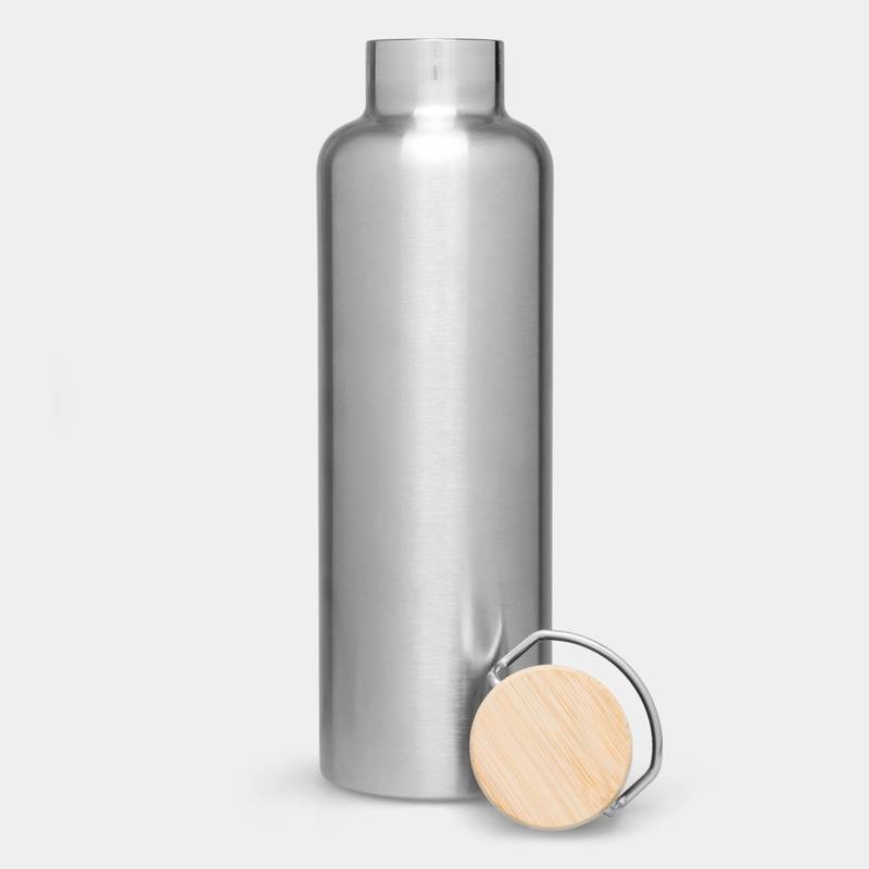 Izolovaná láhev na pití JUMBO MILITARY, šedá stříbrná Izolovaná láhev na pití JUMBO MILITARY, šedá stříbrná