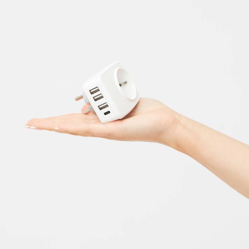 Zásuvný napájací zdroj USB adaptéra ENDLESS POWER PRO, biela Zásuvný napájací zdroj USB adaptéra ENDLESS POWER PRO, biela