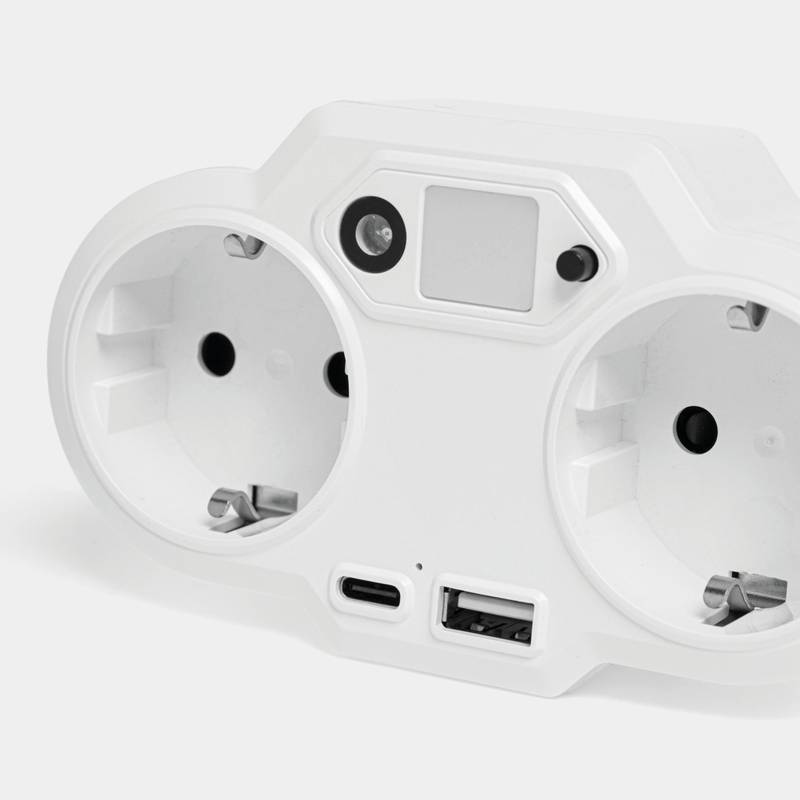 Zásuvný napájecí zdroj USB s nočním světlem ENDLESS POWER NIGHT, bílá Zásuvný napájecí zdroj USB s nočním světlem ENDLESS POWER NIGHT, bílá