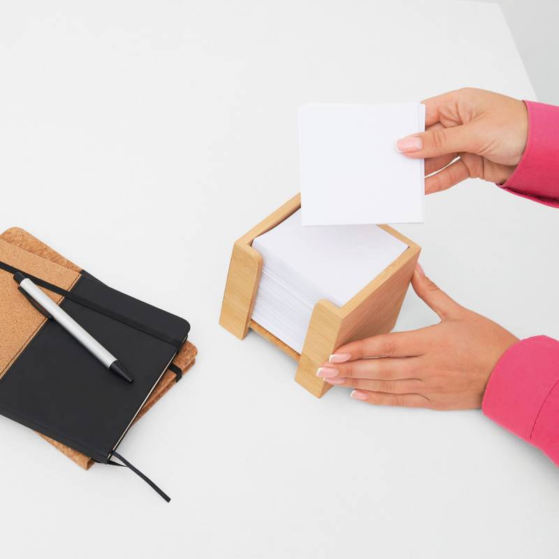 Memo kocka NEVER FORGET BAMBOO, hnedá Memo kocka NEVER FORGET BAMBOO, hnedá