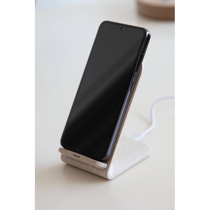 Bezdrôtová nabíjacia stanica INDUCTIVE, hnedá béžová Bezdrôtová nabíjacia stanica INDUCTIVE, hnedá béžová