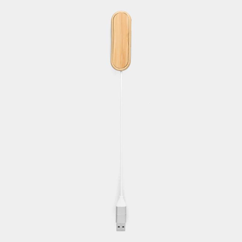 USB rozbočovač MULTIPLIER, hnědá USB rozbočovač MULTIPLIER, hnědá