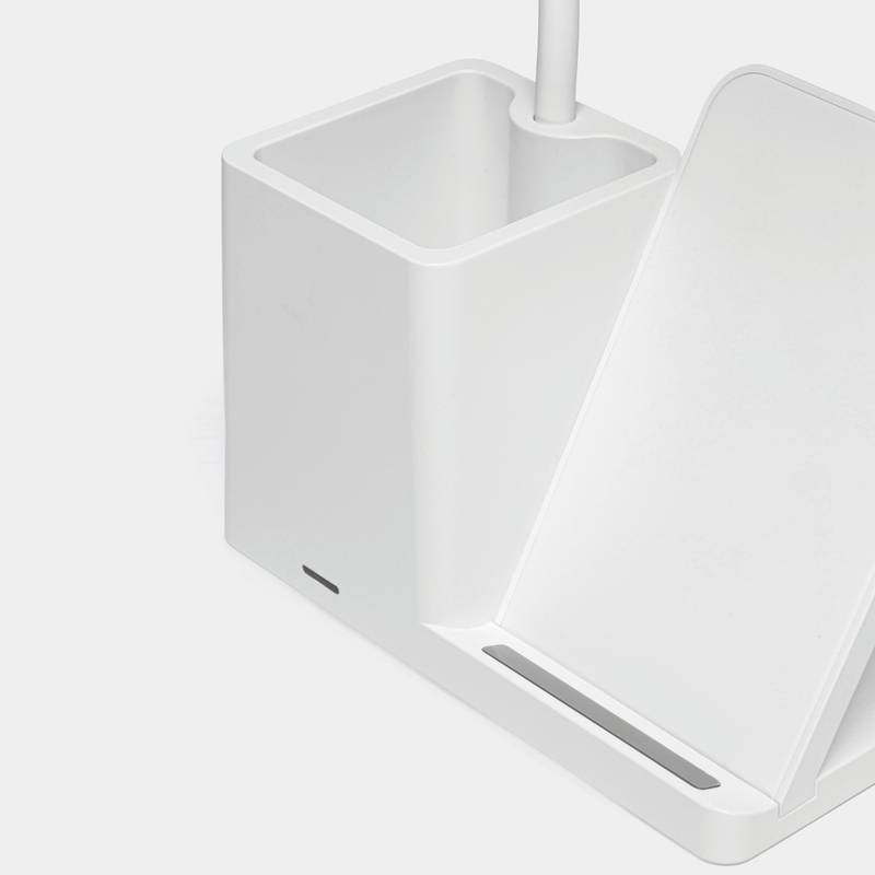 Stolová lampa s nabíjacou stanicou LIGHT & CHARGE, biela Stolová lampa s nabíjacou stanicou LIGHT & CHARGE, biela