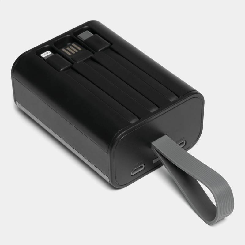 Powerbanka / svietidlo OPEN SOURCE, čierna - transparentná Powerbanka / svietidlo OPEN SOURCE, čierna - transparentná