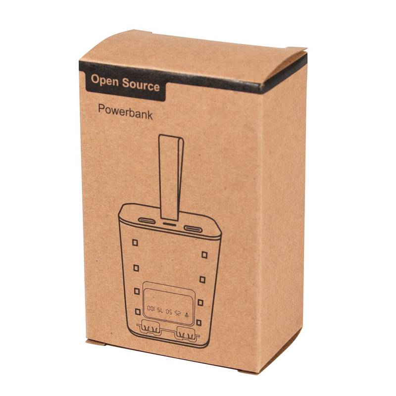 Powerbanka / svietidlo OPEN SOURCE, čierna - transparentná Powerbanka / svietidlo OPEN SOURCE, čierna - transparentná