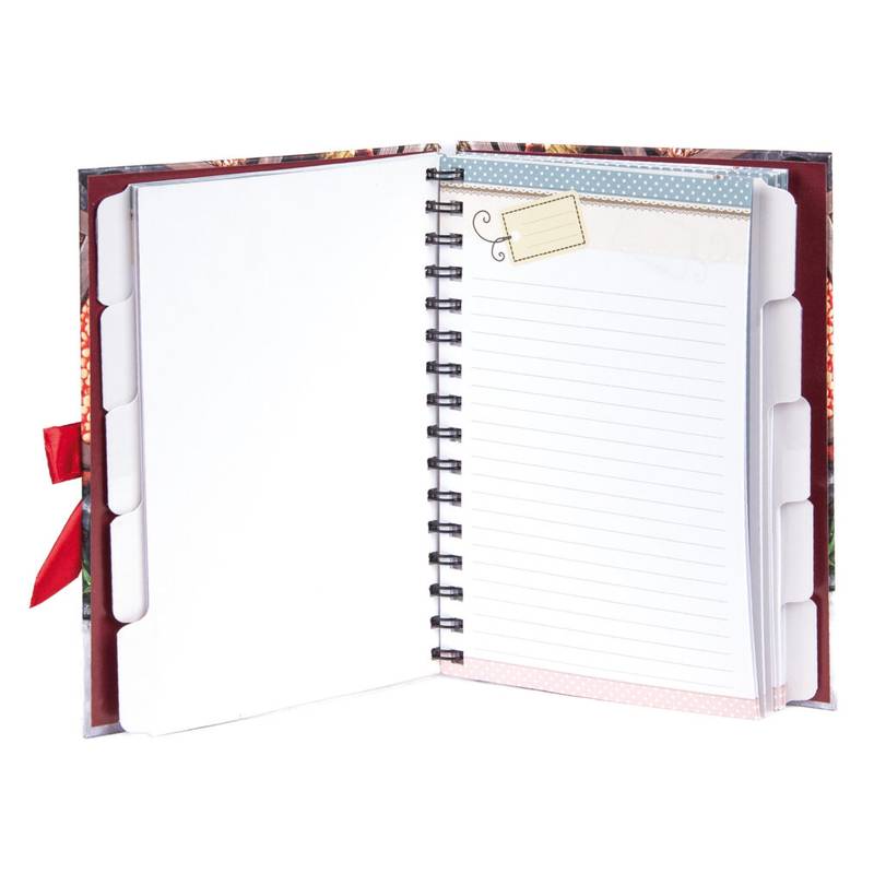 Kniha na recepty s vařečkou A5 spirála Spice Kniha na recepty s vařečkou A5 spirála Spice