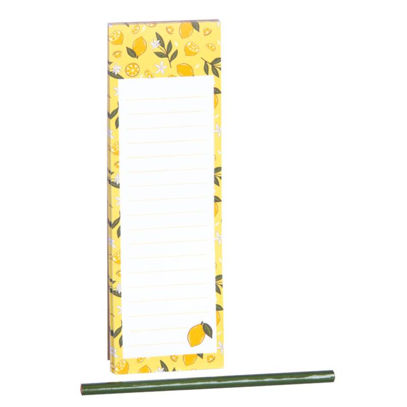 Magnetický blok 7,5 x 24 cm s tužkou 60l. MIX Magnetický blok 7,5 x 24 cm s tužkou 60l. MIX