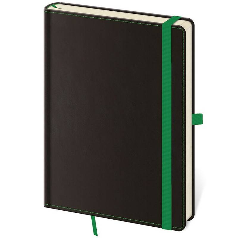 Zápisník Black Green - linajkový L Zápisník Black Green - linajkový L