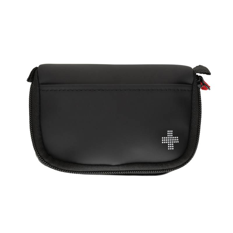 Lekárnička poštovej veľkosti z RCS recykl. PU nubuku, čierna Lekárnička poštovej veľkosti z RCS recykl. PU nubuku, čierna