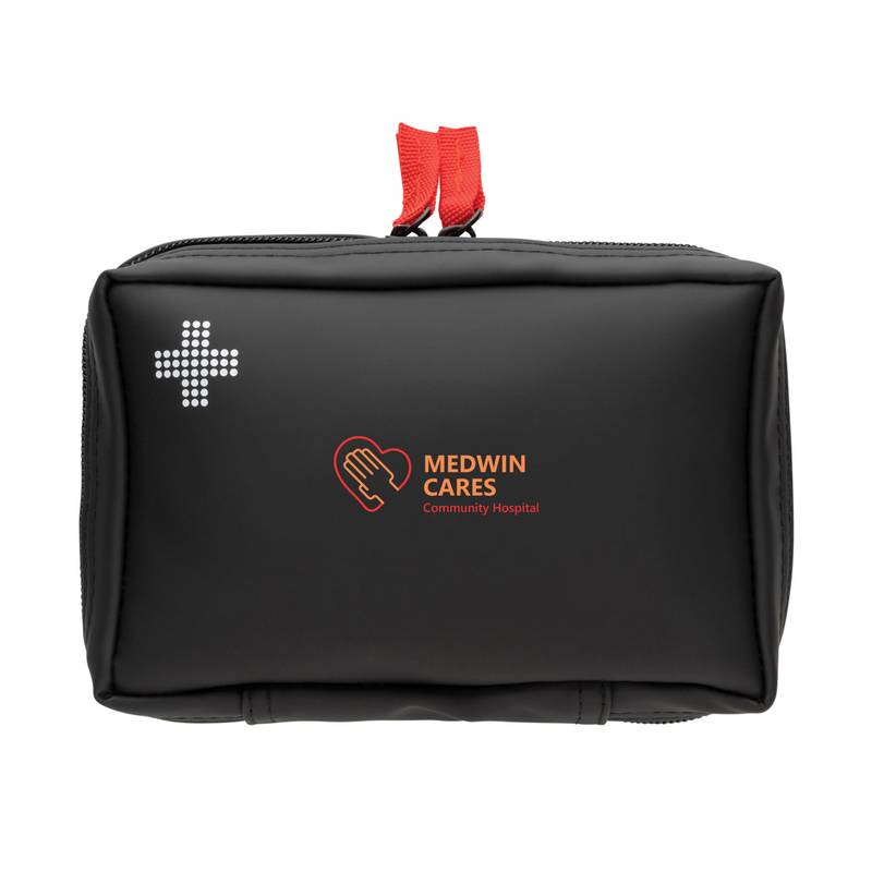 Lekárnička z RCS recykl. PU nubuku, čierna Lekárnička z RCS recykl. PU nubuku, čierna