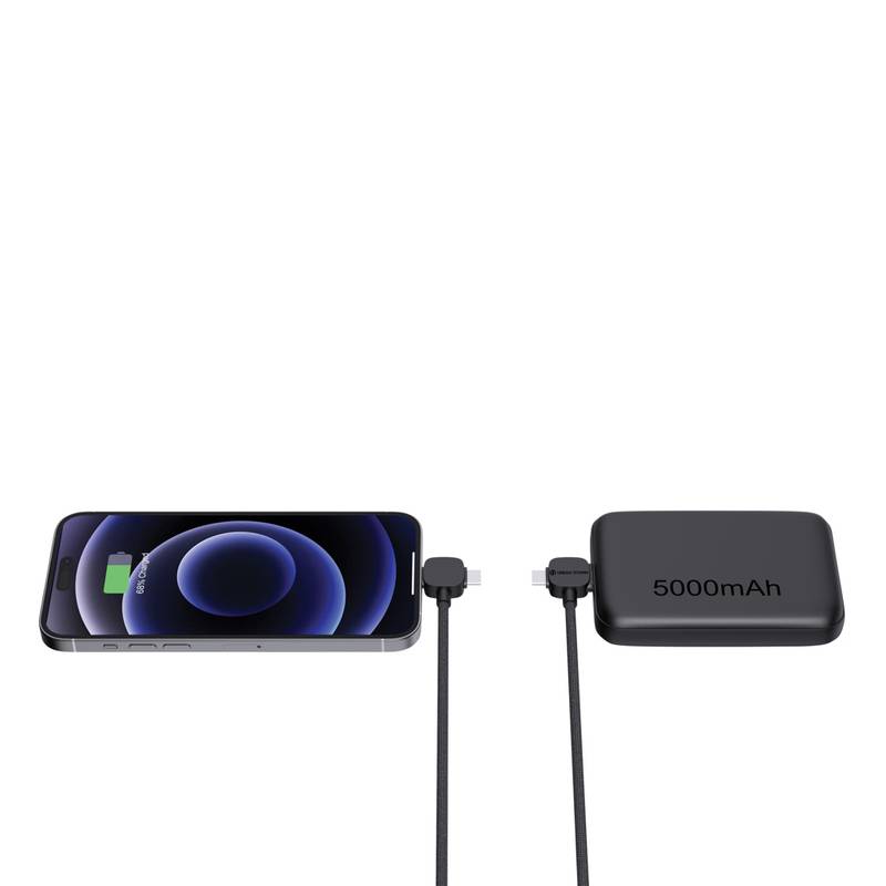 Magnetický kabel Urban Vitamin Stockton 65W z rec. TPE/PET, černá Magnetický kabel Urban Vitamin Stockton 65W z rec. TPE/PET, černá