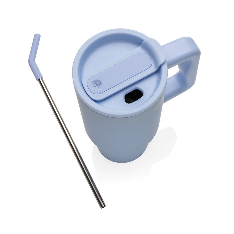 Termo hrnek Embrace 900 ml z RCS recykl. nerezové oceli, modrá světlá Termo hrnek Embrace 900 ml z RCS recykl. nerezové oceli, modrá světlá