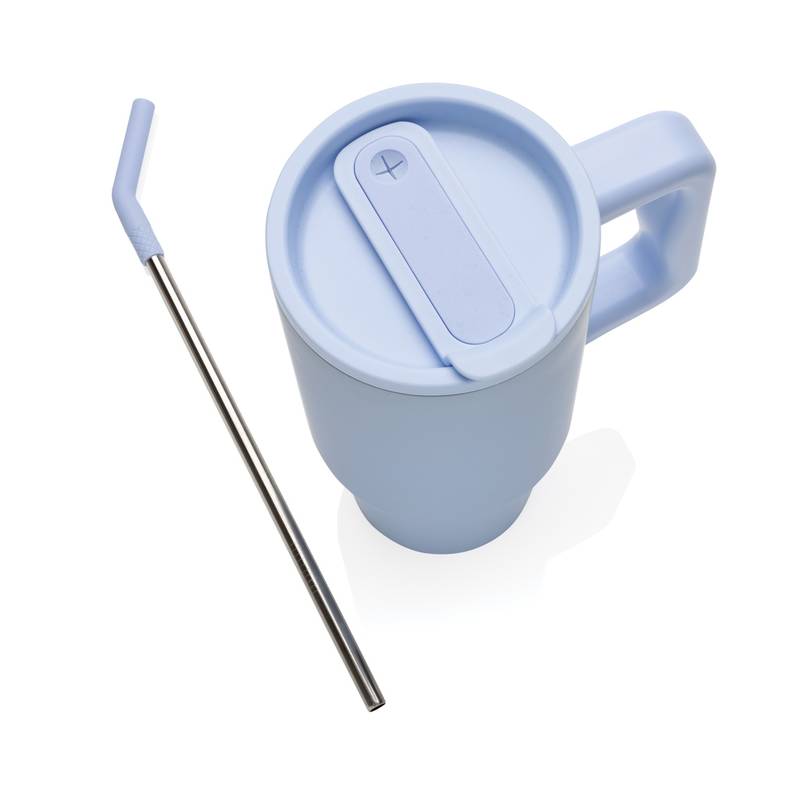 Termo hrnek Embrace 900 ml z RCS recykl. nerezové oceli, modrá světlá Termo hrnek Embrace 900 ml z RCS recykl. nerezové oceli, modrá světlá