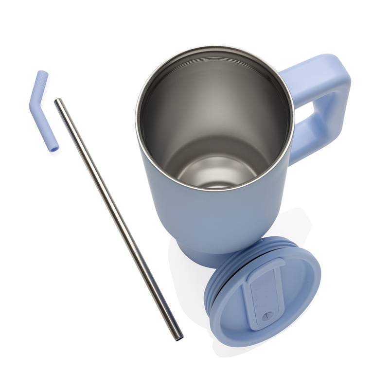 Termo hrnek Embrace 900 ml z RCS recykl. nerezové oceli, modrá světlá Termo hrnek Embrace 900 ml z RCS recykl. nerezové oceli, modrá světlá