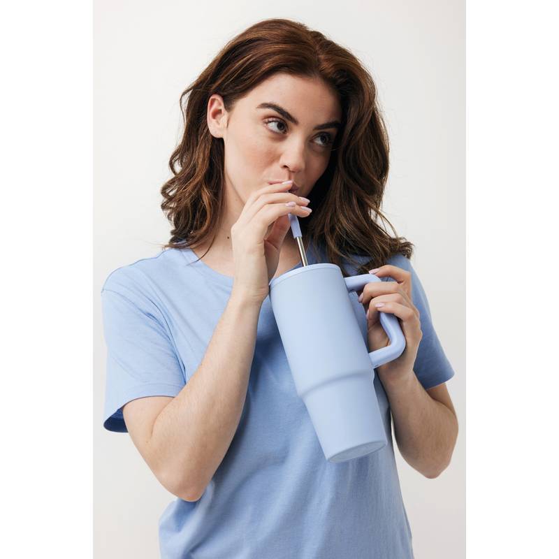 Termo hrnek Embrace 900 ml z RCS recykl. nerezové oceli, modrá světlá Termo hrnek Embrace 900 ml z RCS recykl. nerezové oceli, modrá světlá